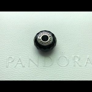 Authentic Pandora charm.  Black crystal
